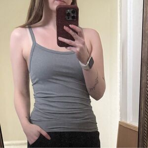 Bundle 3/$15 - No Boundaries Gray Thin Strap Tank Top